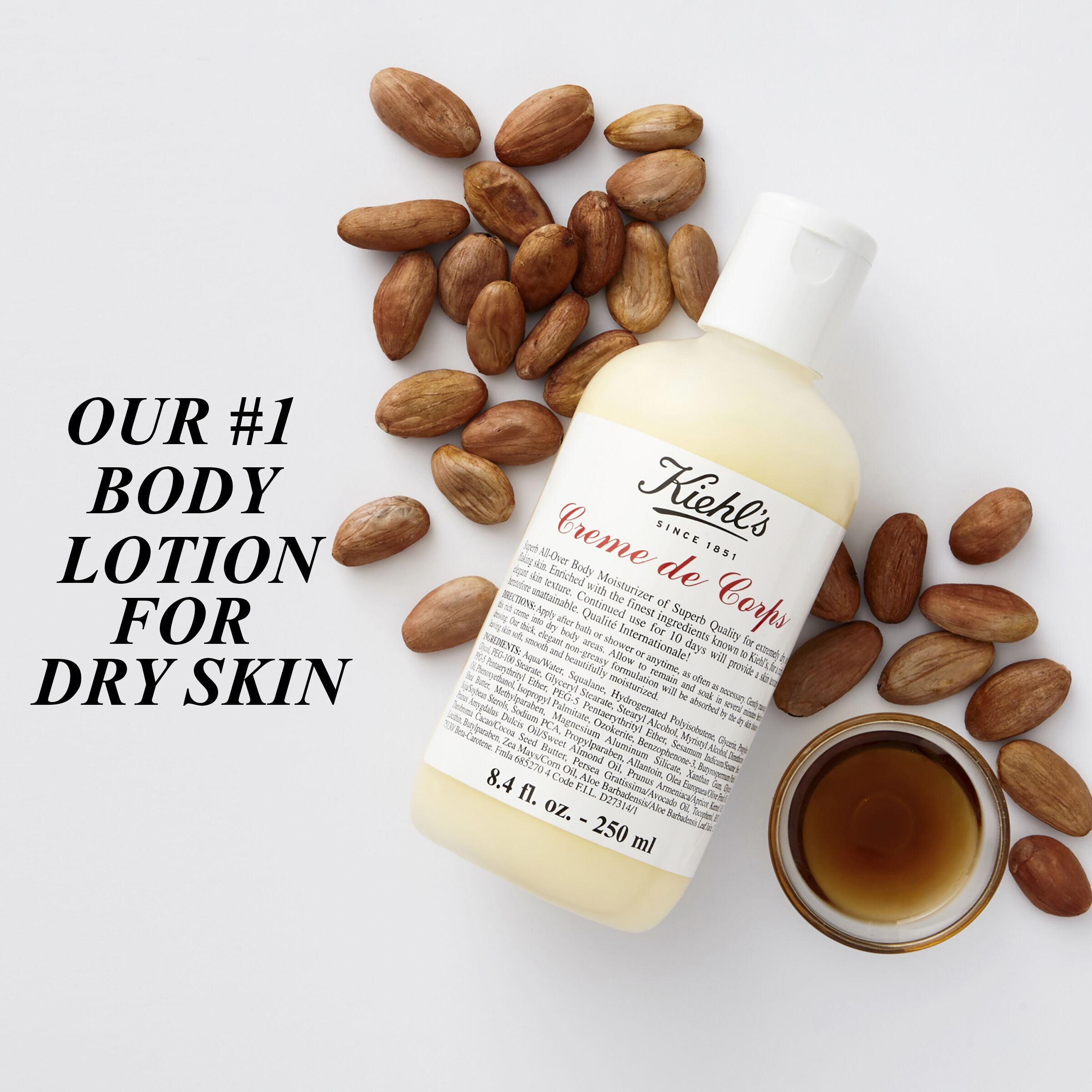 Creme de Corps. Superb all over Body Moisturizer for Dry skin. Kiehl s